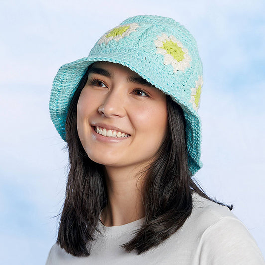 Class:  First Granny Square Beach Hat