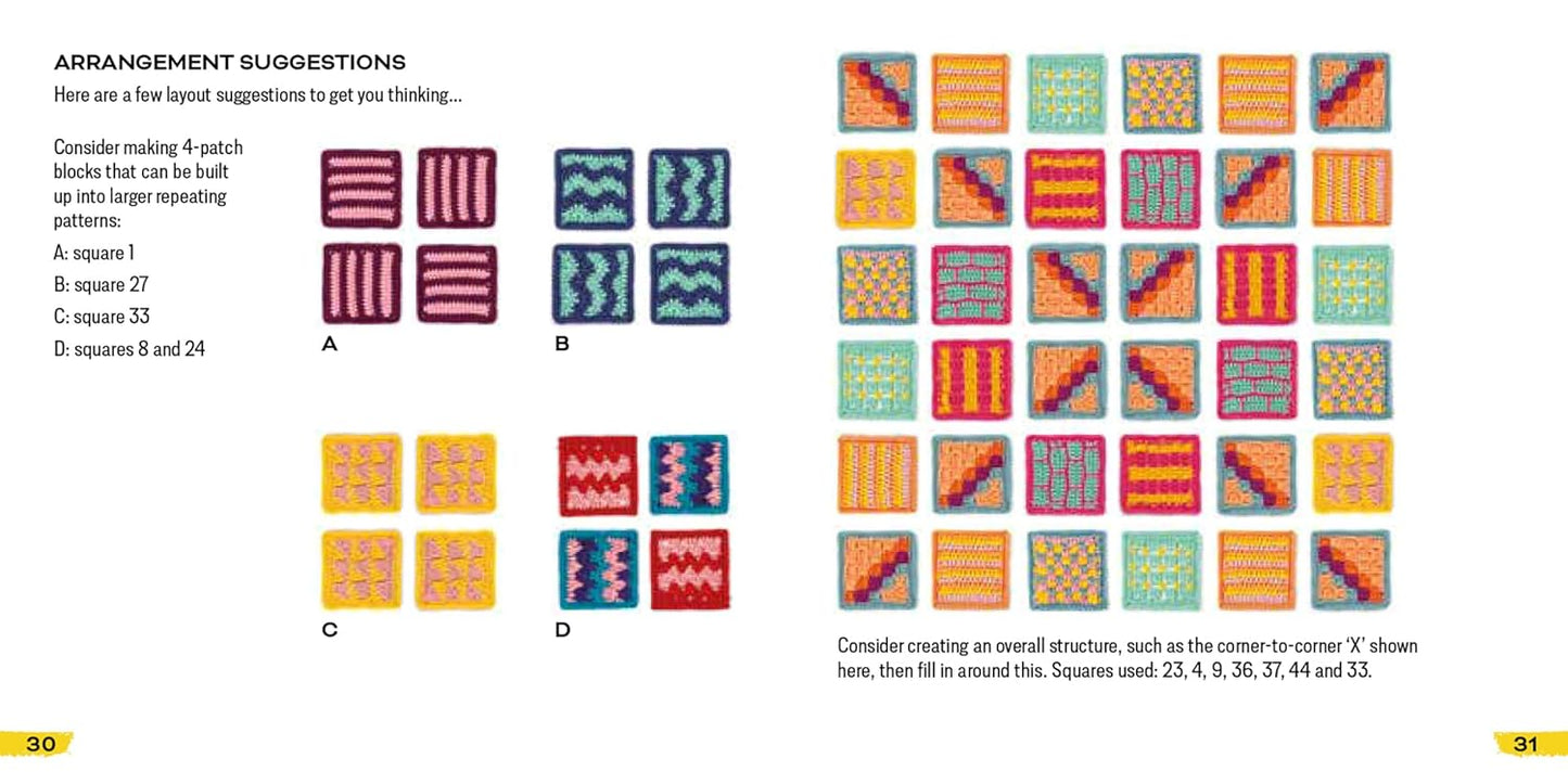 The Granny Square Stitches Card Deck: 50 Mix and Match Designs by Claire Montgomerie