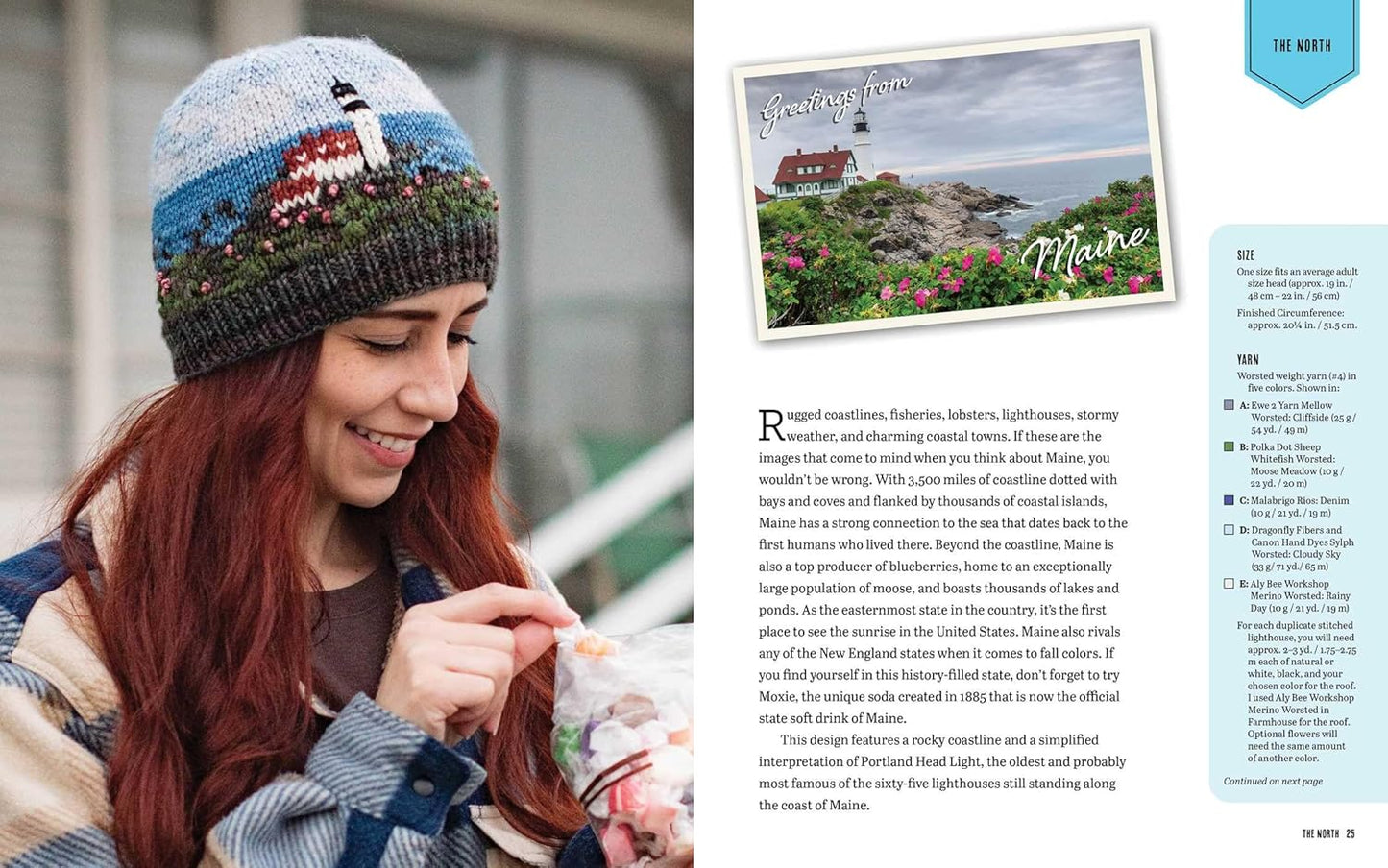 Knitting the U.S.A.: Fifty Easy-to-Follow Designs for Beautiful Beanies Inspired by Each State in America by Nancy Bates