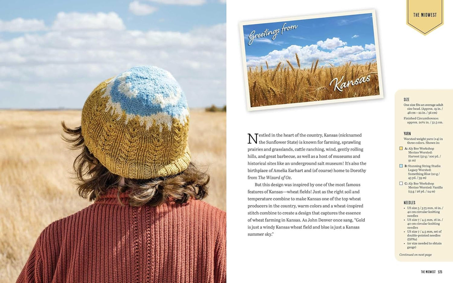 Knitting the U.S.A.: Fifty Easy-to-Follow Designs for Beautiful Beanies Inspired by Each State in America by Nancy Bates