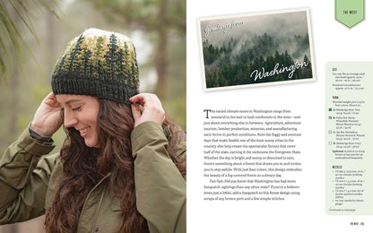Knitting the U.S.A.: Fifty Easy-to-Follow Designs for Beautiful Beanies Inspired by Each State in America by Nancy Bates