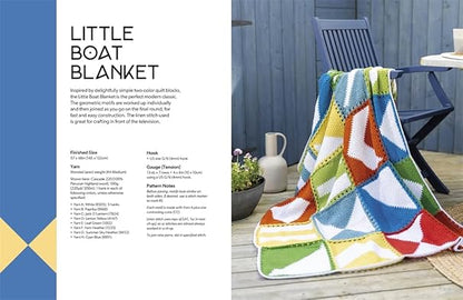 Crochet Modular Blankets: 18 mixed motif designs that play with shape and scale by Rachele Carmona