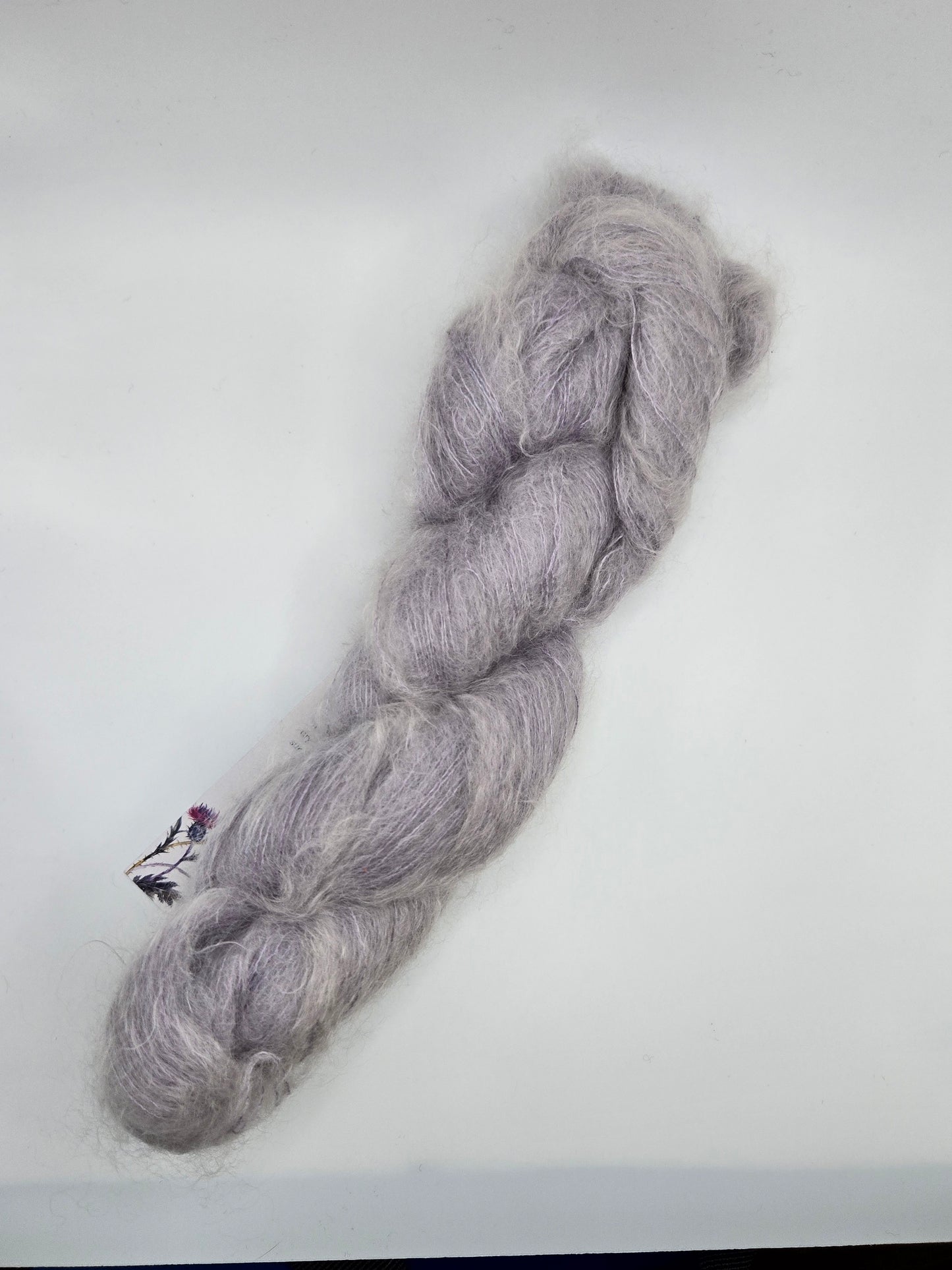 Blue Thistle Fibers Mohair/Silk Blend Lace Weight