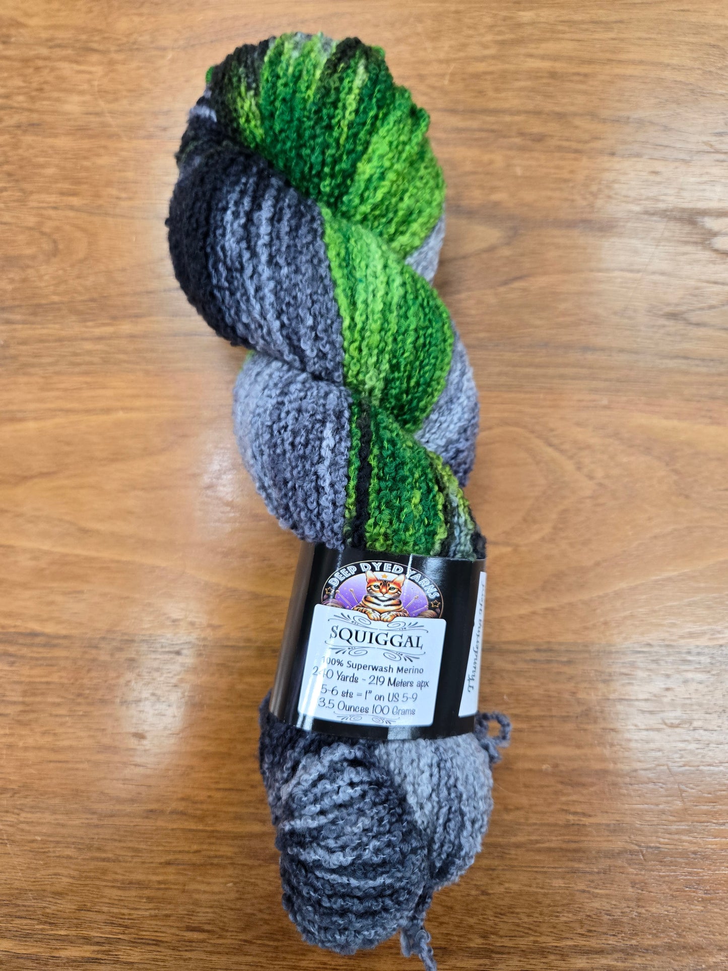 Squiggal from Deep Dyed Yarns