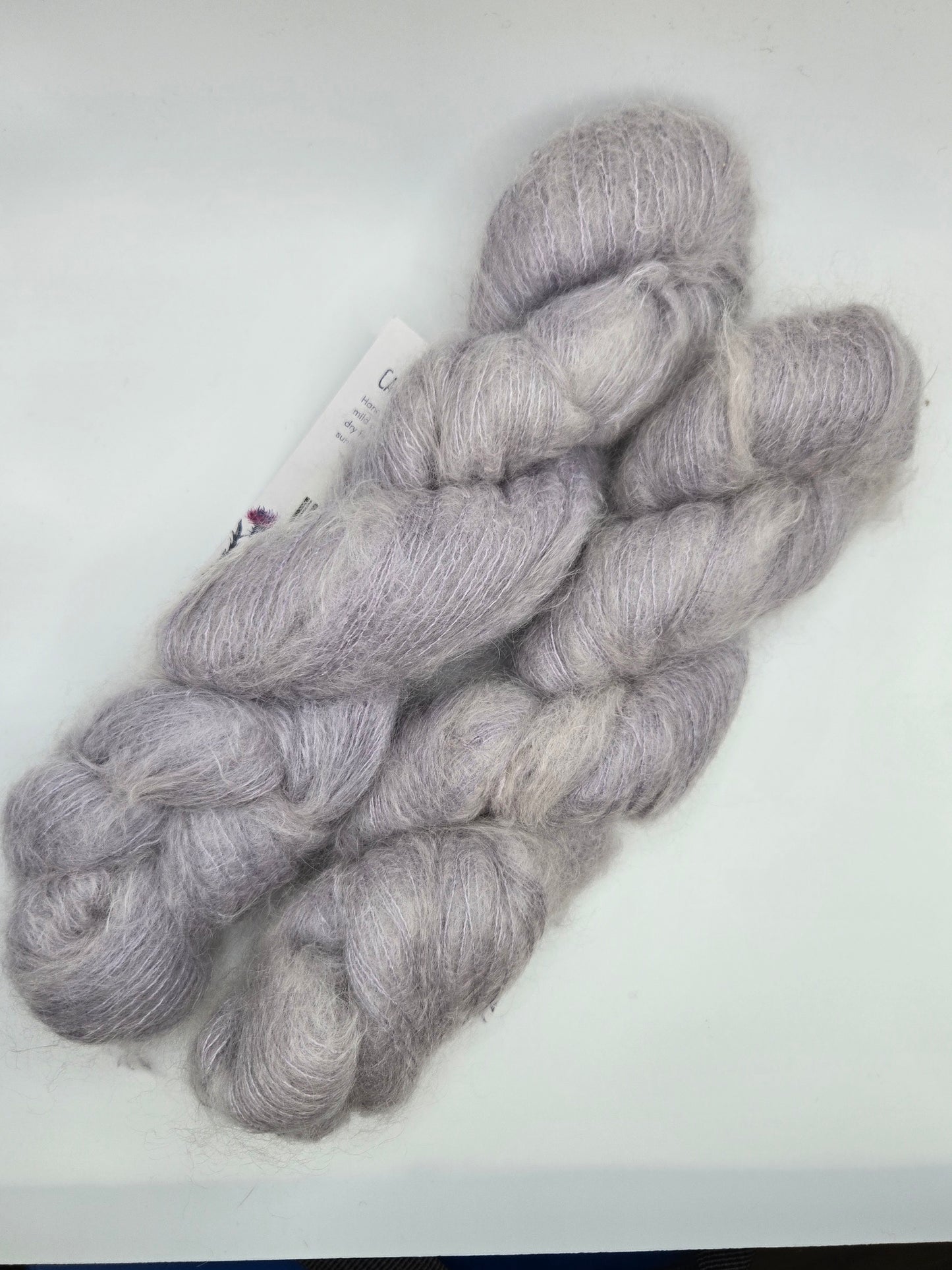 Blue Thistle Fibers Mohair/Silk Blend Lace Weight