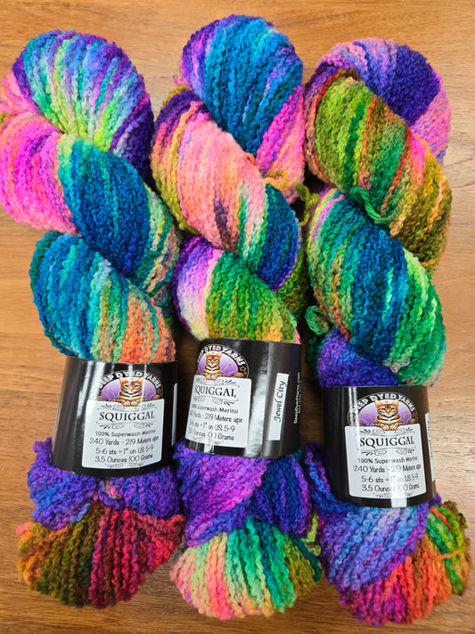 Squiggal from Deep Dyed Yarns