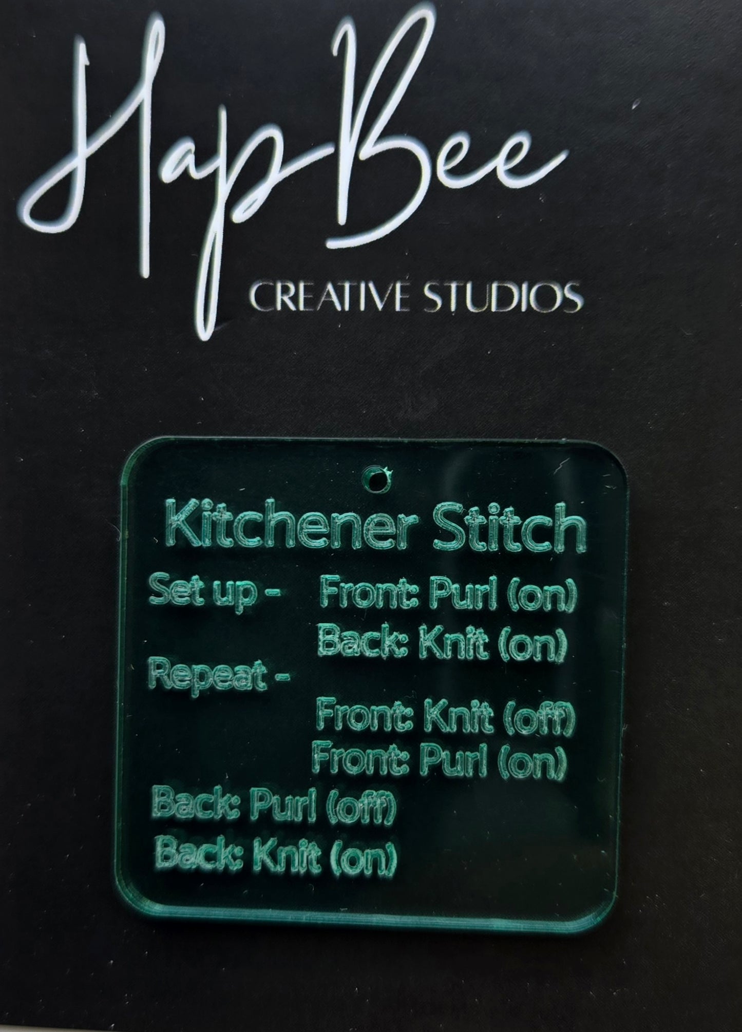 Kitchner Stitch Tool from HapBee Creative Studios