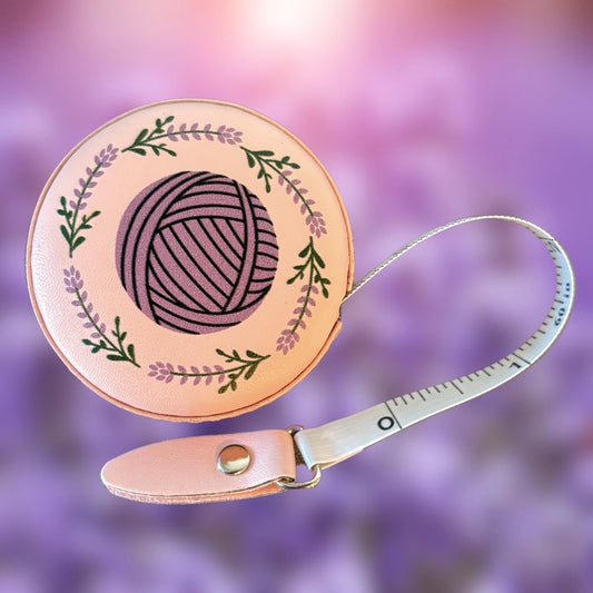 Lavender Design Tape Measure from Comma Craft Co.