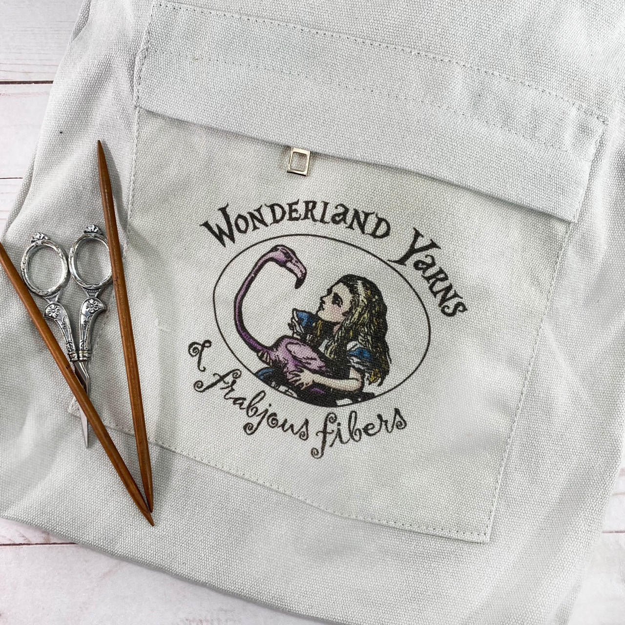 Wonderland Yarns Canvas Project Bags